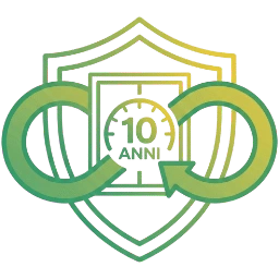 10 anni di garanzia
